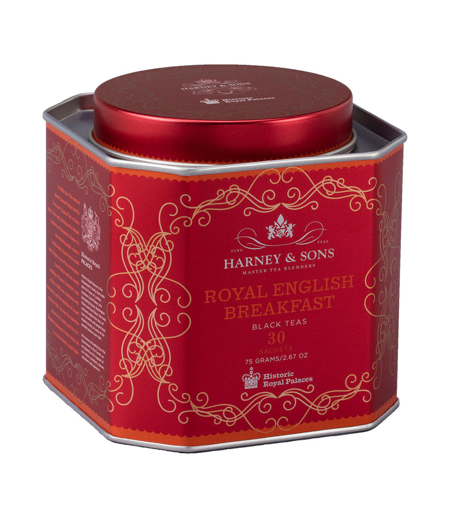 Royal English Breakfast Tea HRP Tin of 30 Sachets