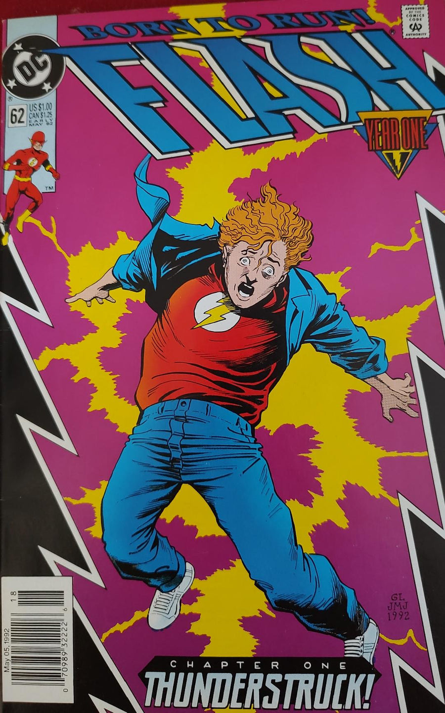 Flash #62 Vol 2 1992 Comic Book Cover