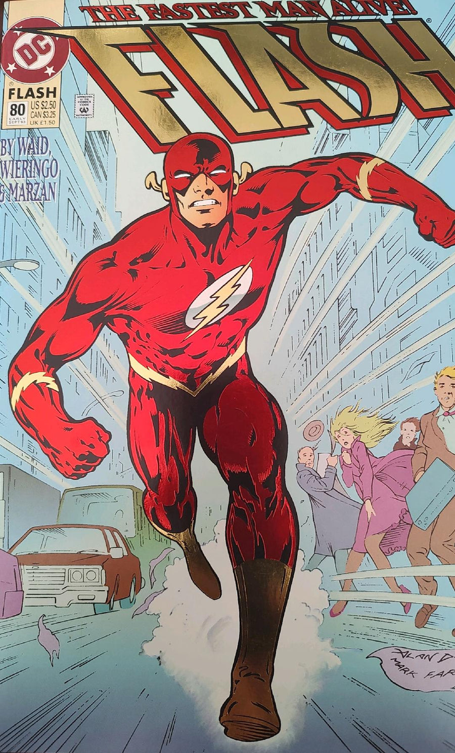Flash #80 Vol 2 1993 Comic Book Cover