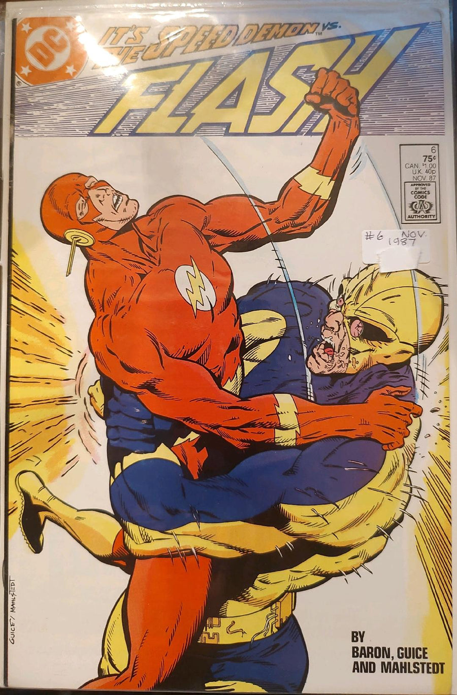 Flash #6 1987 Comic Book Cover