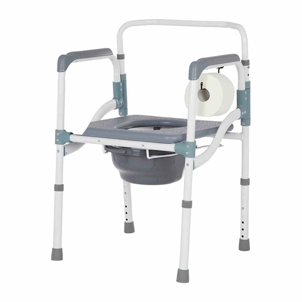 Lifestyle Health Care Premium 3 in 1 Aluminum Folding Commode Chair