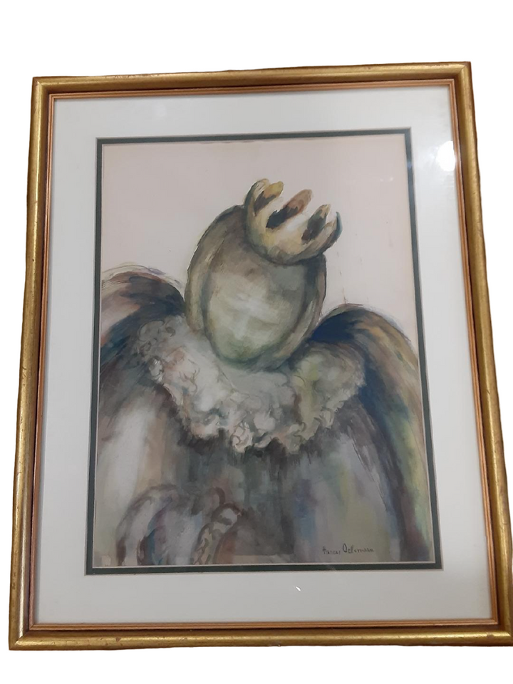 Frances Painting of an Angel Front