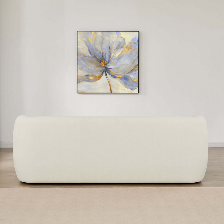 Anna French Boucle Sofa Back.