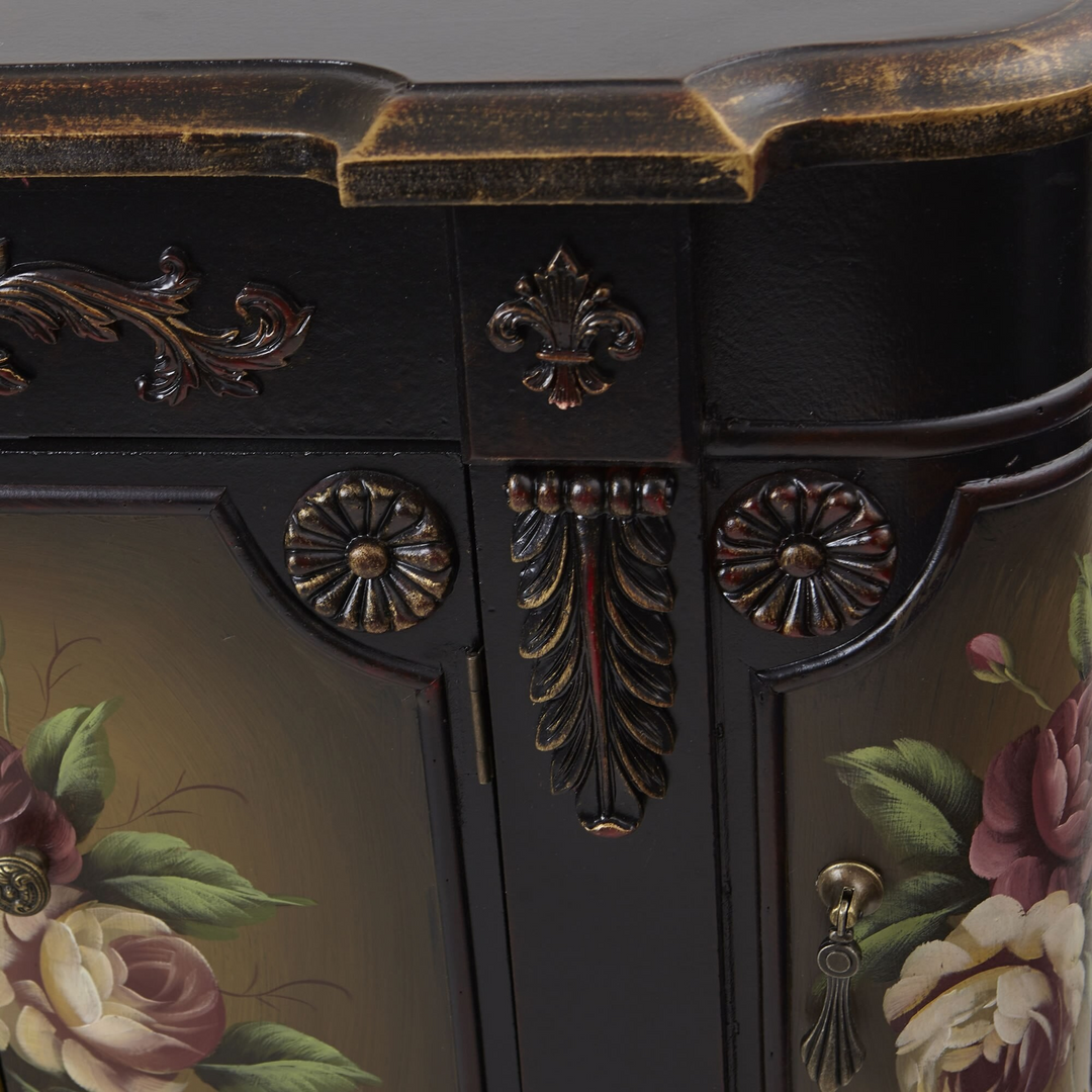 French Vintage Style Floor Cabinet Zoomed