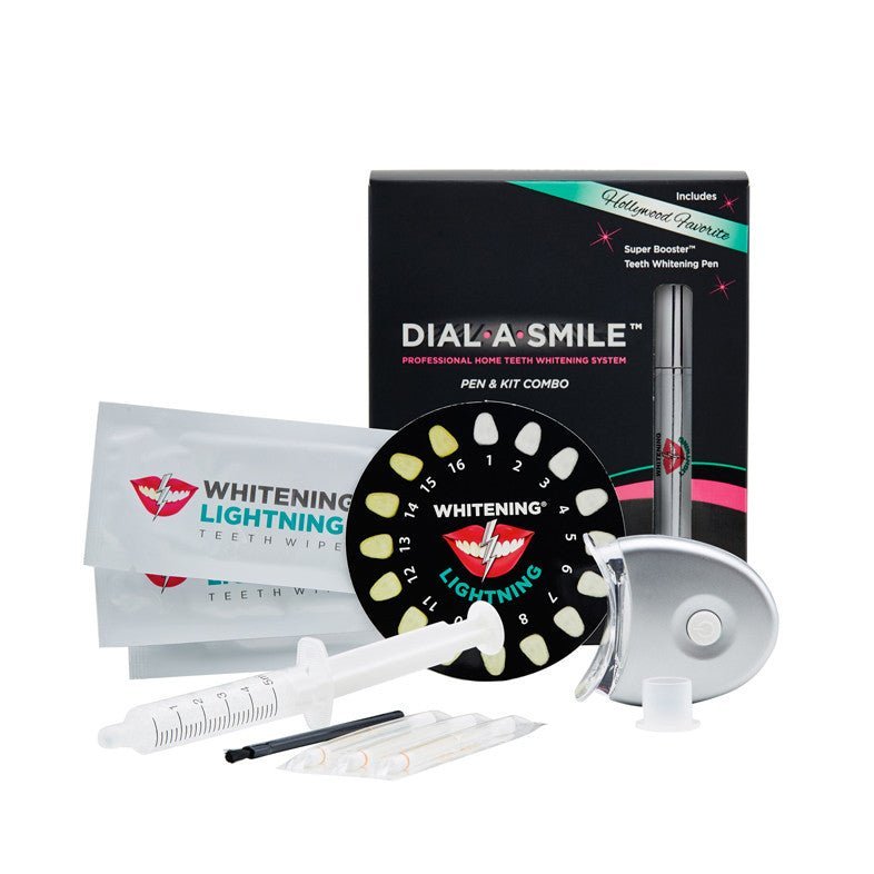 Dial A Smile Teeth Whitening Kit and Teeth Whitening Pen Combo