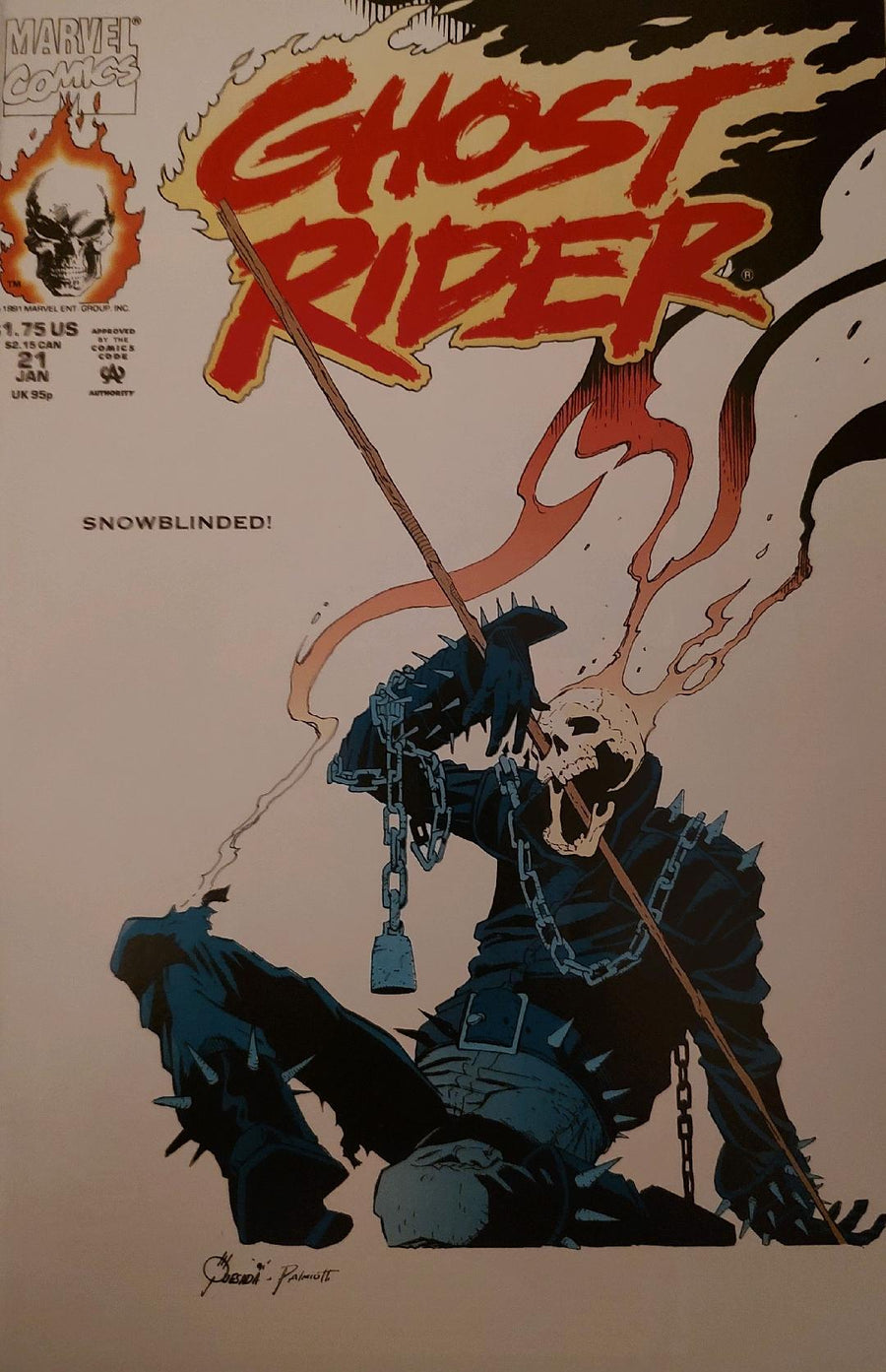 Ghost Rider #21 Comic Book Cover