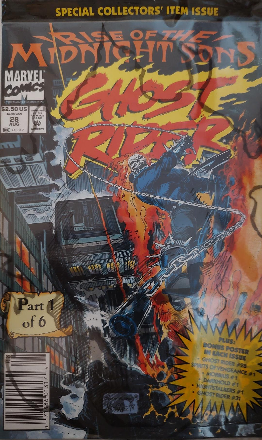 Ghost Rider #28 Comic Book Cover