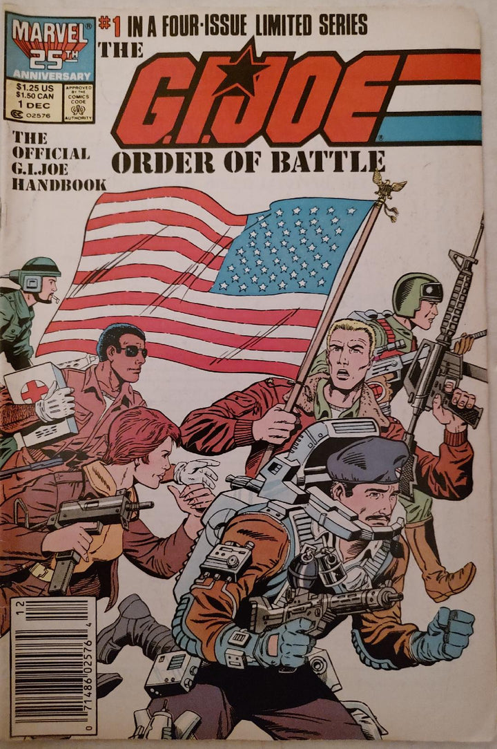 G.I Joe Order of Battle #1 Comic Book Cover