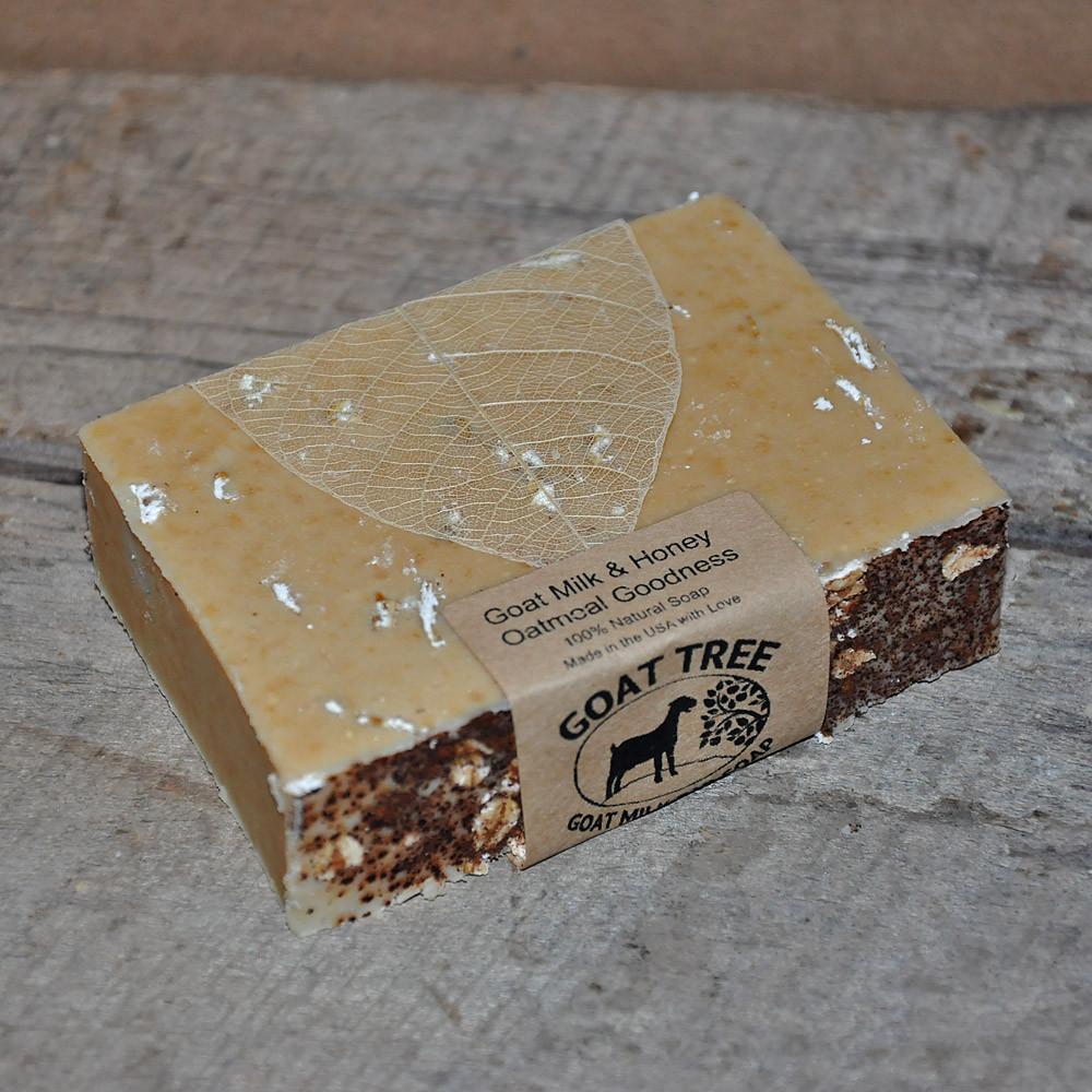 Goat Milk and Honey Oatmeal Goodness Soap, Unscented