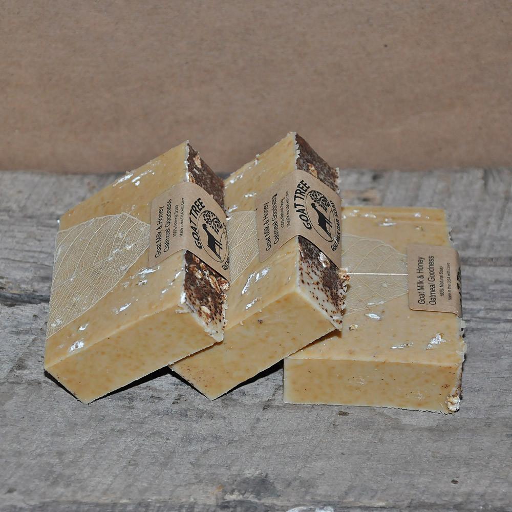 Goat Milk and Honey Oatmeal Goodness Soap, Unscented