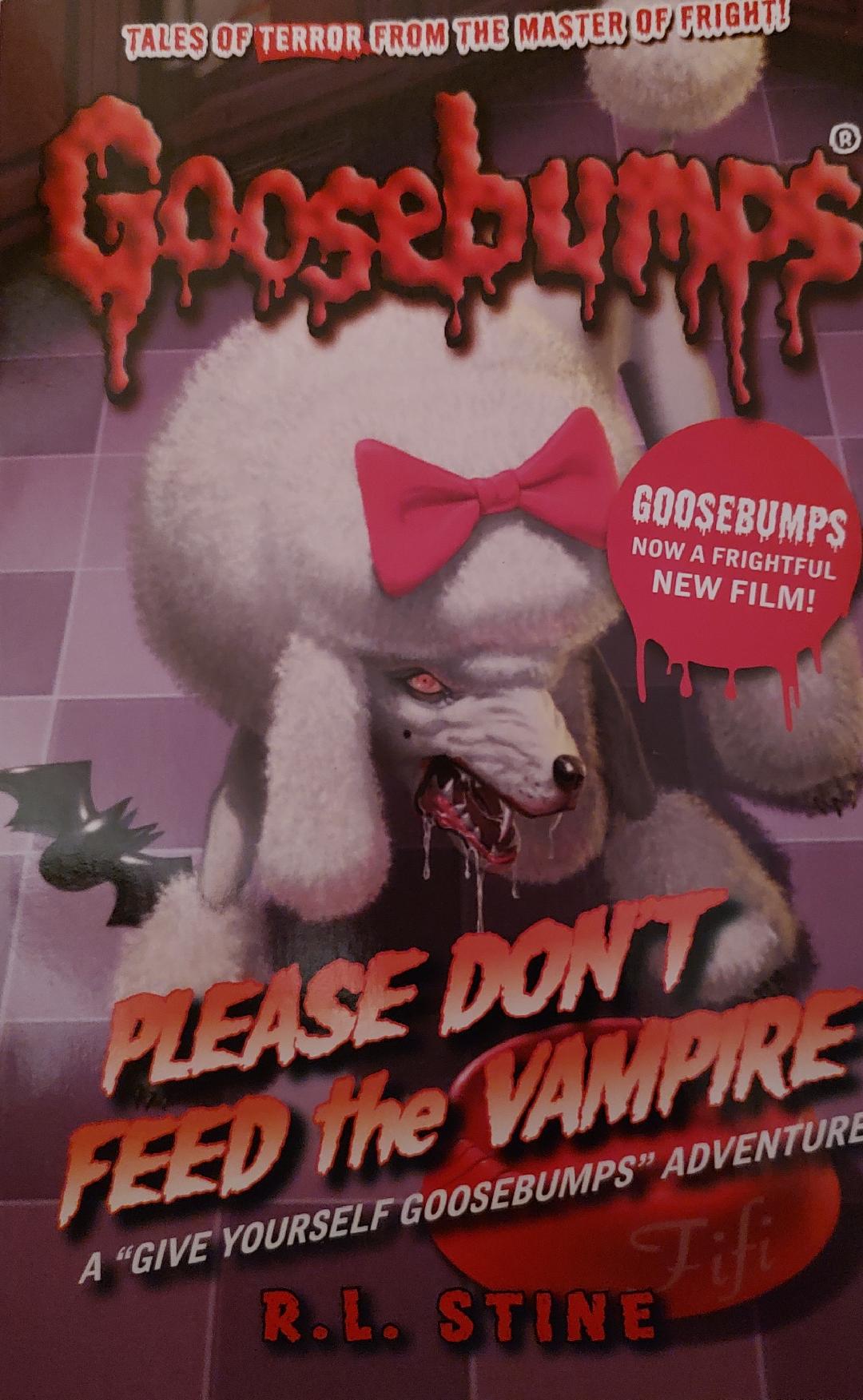 Goosebumps Please Don't Feed the Vampire Book Cover