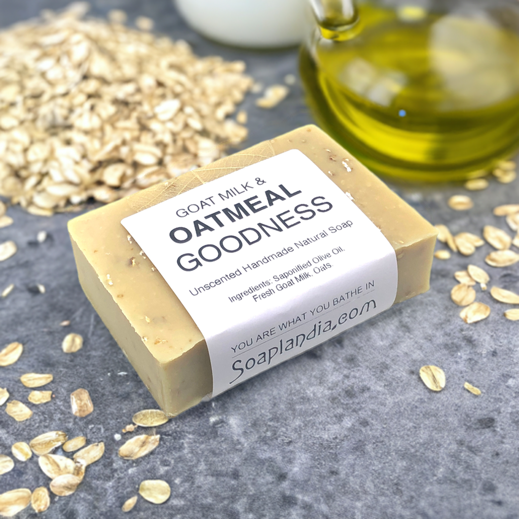 Goat Milk and Oatmeal Bar Soap, Unscented