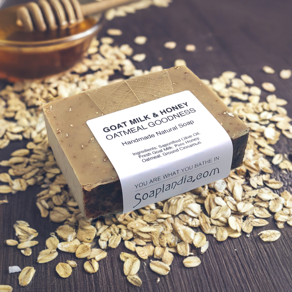Goat Milk and Honey Oatmeal Goodness Soap, Unscented