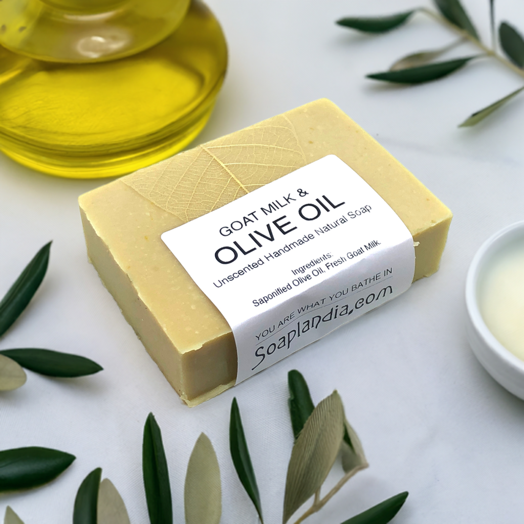Goat Milk and Olive Oil Bar Soap, Unscented