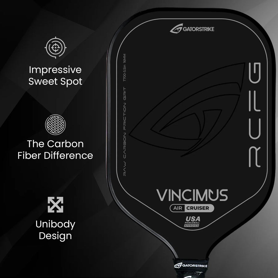 GATORSTRIKE™ Vincimus Air Cruiser Pickleball Paddle Details.
