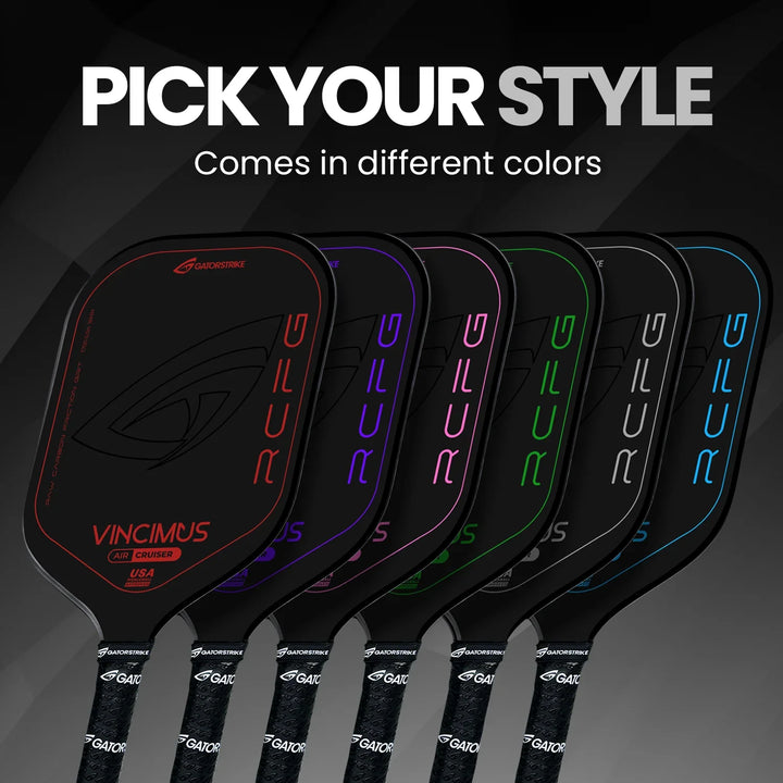 GATORSTRIKE™ Vincimus Air Cruiser Pickleball Paddle Styles.