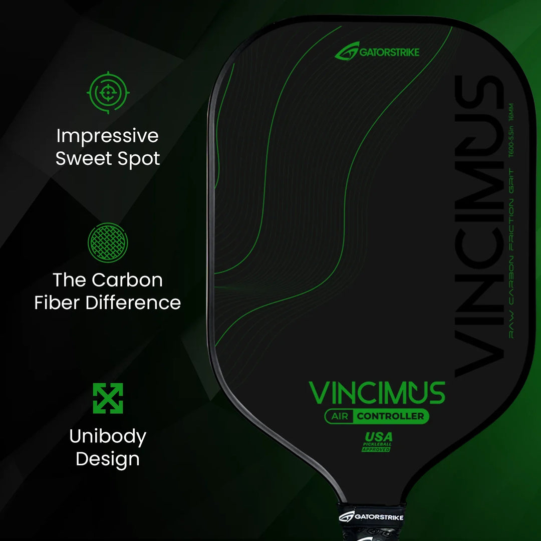GATORSTRIKE™ Vincimus Air Controller Pickleball Paddle Green