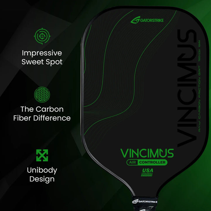 GATORSTRIKE™ Vincimus Air Controller Pickleball Paddle Green