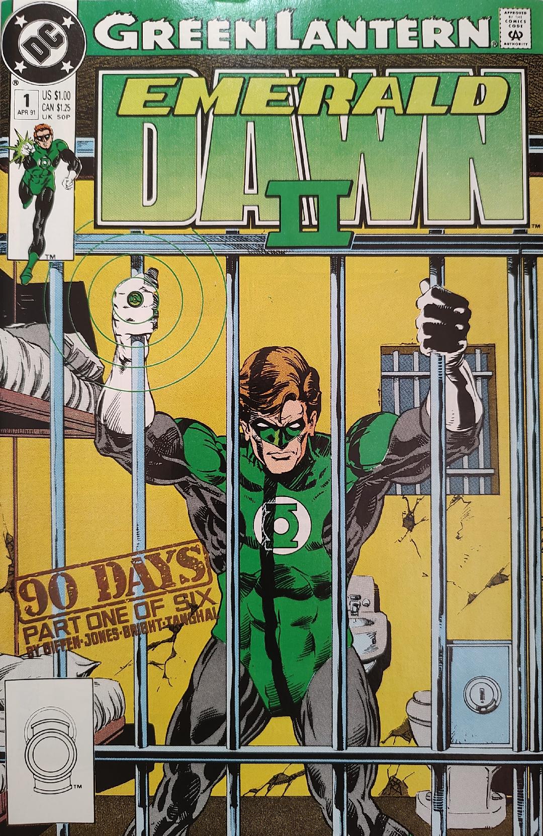 Green Lantern Emerald Dawn II #1 Comic Book Cover