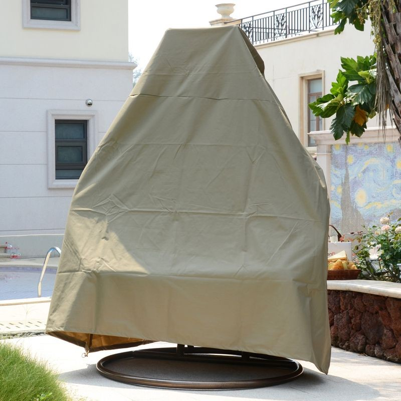 LeisureMod Hanging Double Hanging Egg Swing Chair Cover