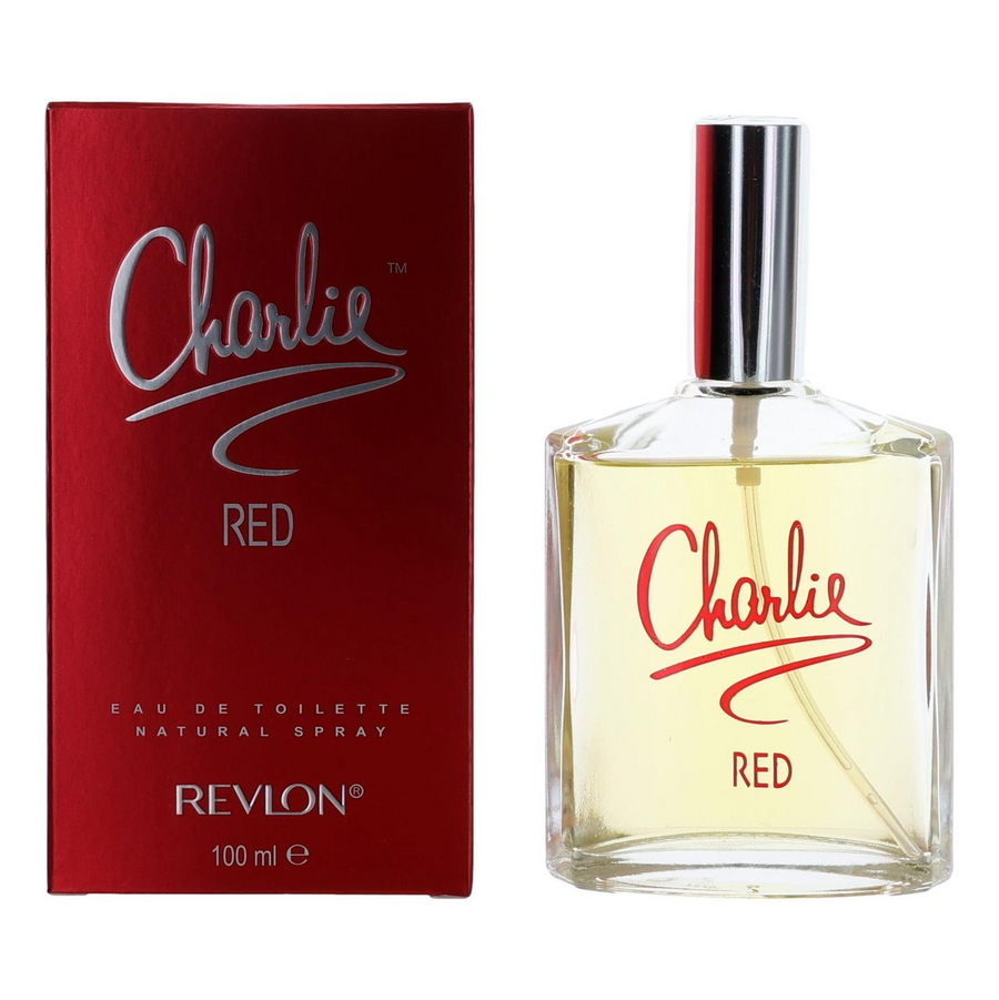 Charlie Red by Revlon, 3.4 oz. Eau De Toilette Spray for Women