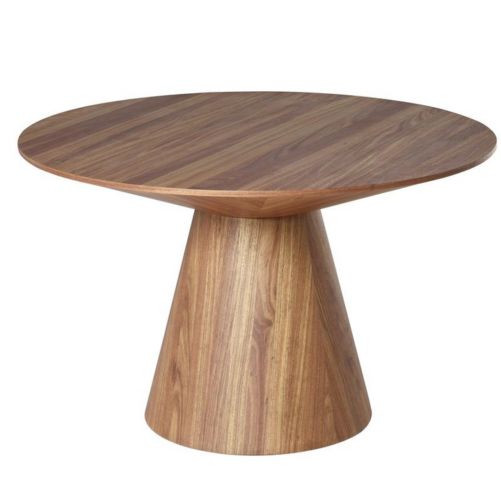 Leisuremod Fynix Collection Modern Dining Table in Natural Wood