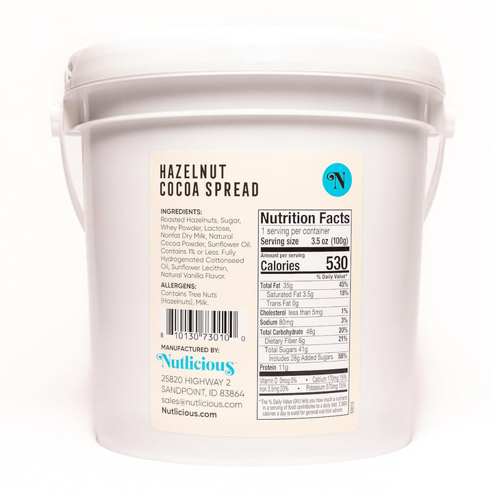 Nutlicious, Hazelnut Cocoa Spread (9 lbs.)