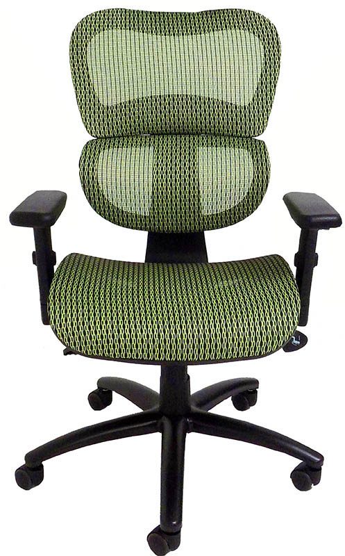 HumanFlex Elastic All Mesh Ergonomic Office Chair Pear Green