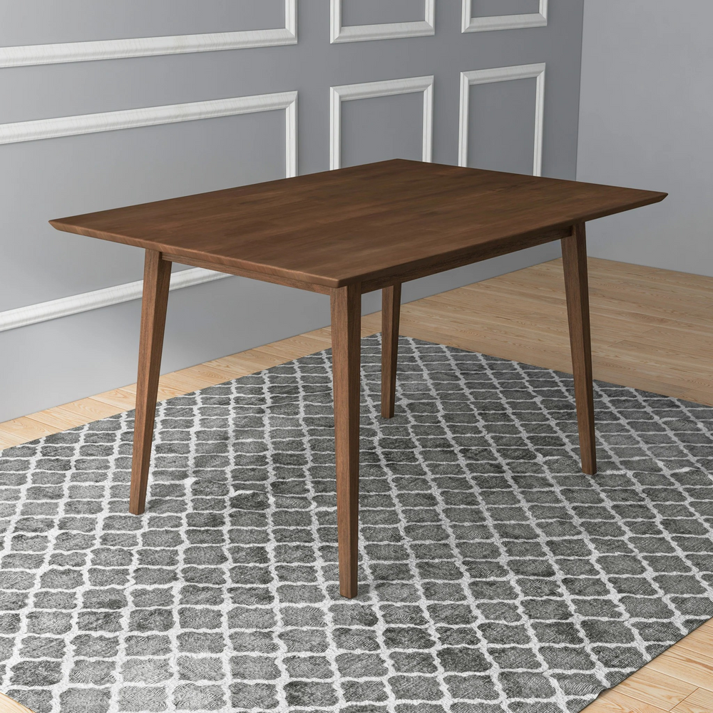 Mary Modern Style Solid Wood Rectangular Dining Kitchen Table 47" Photo.
