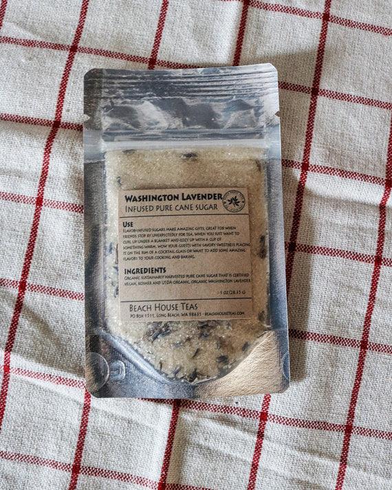 Lavender Infused Artisan Culinary Sugar Bag