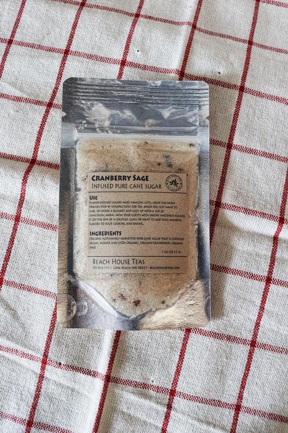 Packaged product on a red and white checkered cloth.