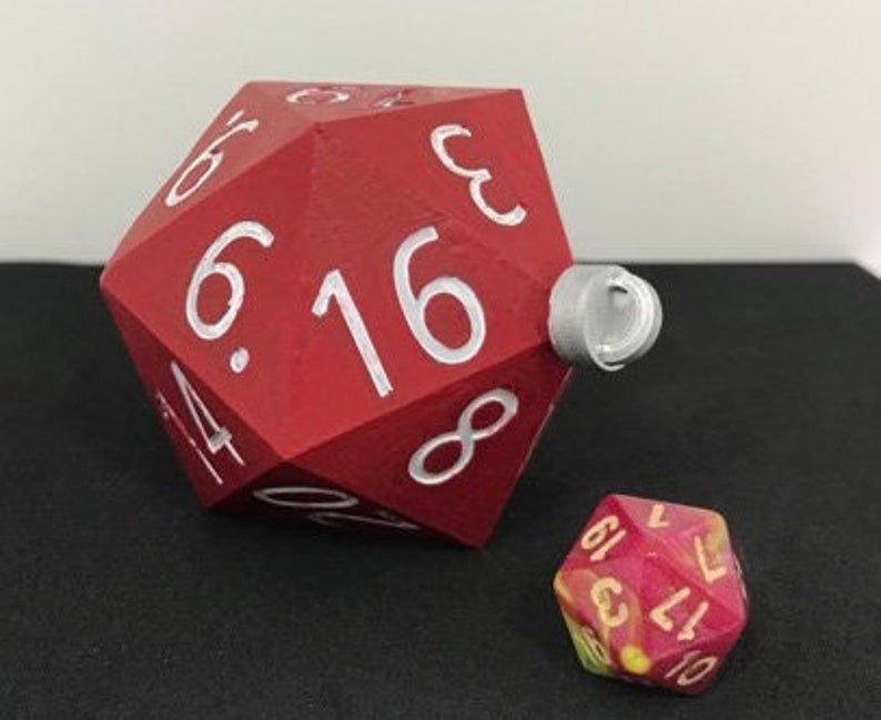 Christmas Ornament - D20 Oversized Dice (Made to Order: Ships 3 days from purchase)