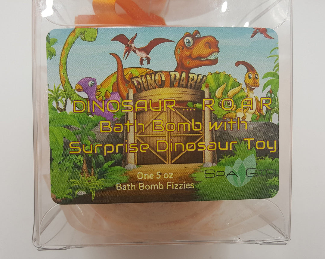 Dinosaur Bath Bomb with Toys Inside XXL 8-9 oz.