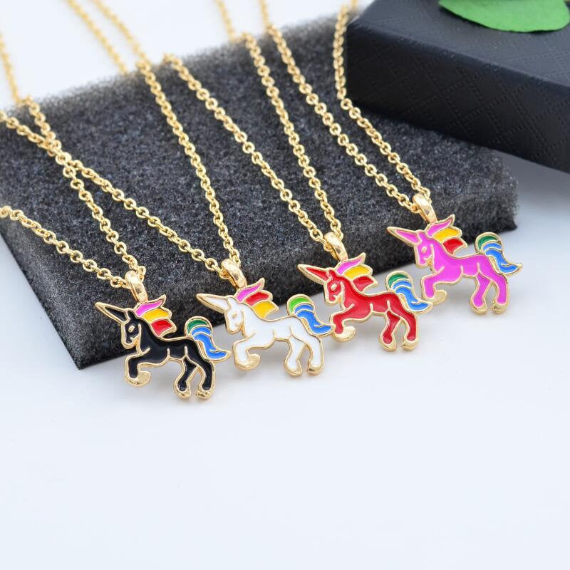 Bath Bomb Gift Set with Unicorn Necklaces Hidden in Each Bath Bomb