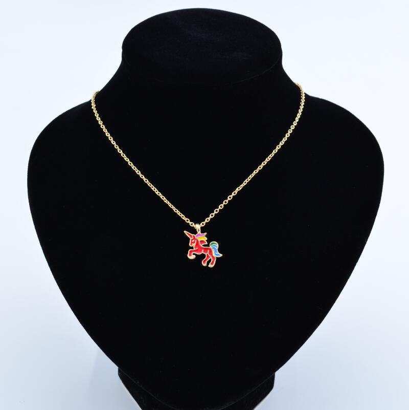 Bath Bomb Gift Set with Unicorn Necklaces Hidden in Each Bath Bomb