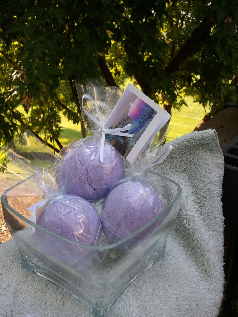 3 Bath Bombs 5 oz. Each (Lavender) Bath Fizzies