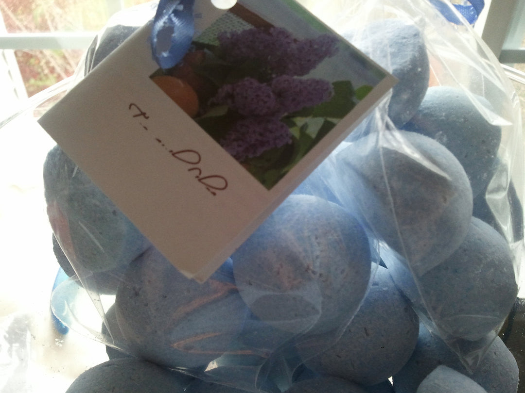 14 bath bombs in French Lilac Fragrance