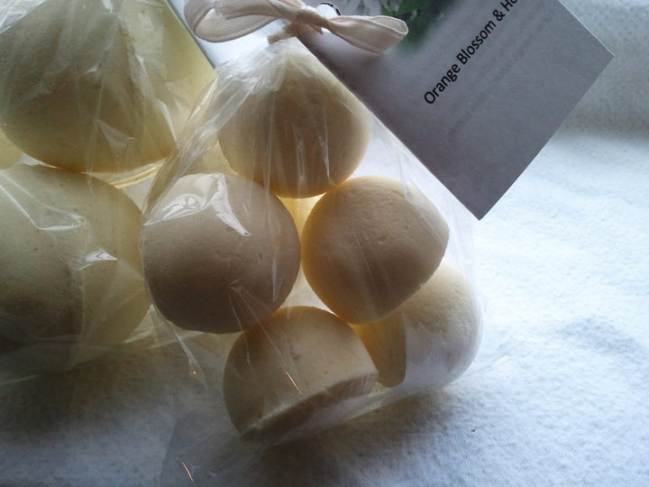 14 Bath Bombs 1 oz. Each (Orange Blossom and Honey)