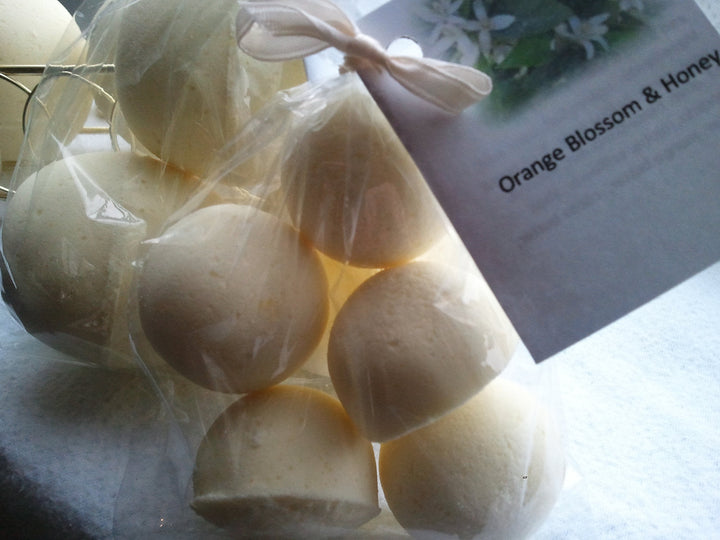 14 Bath Bombs 1 oz. Each (Orange Blossom and Honey)