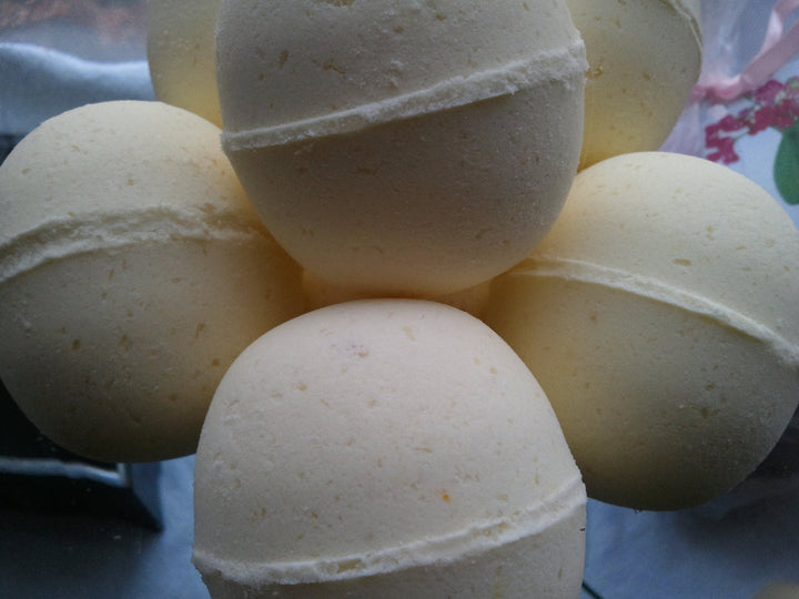 3 Luxury Oatmeal Milk and Honey Bath Bomb Fizzies 5.5 oz Each