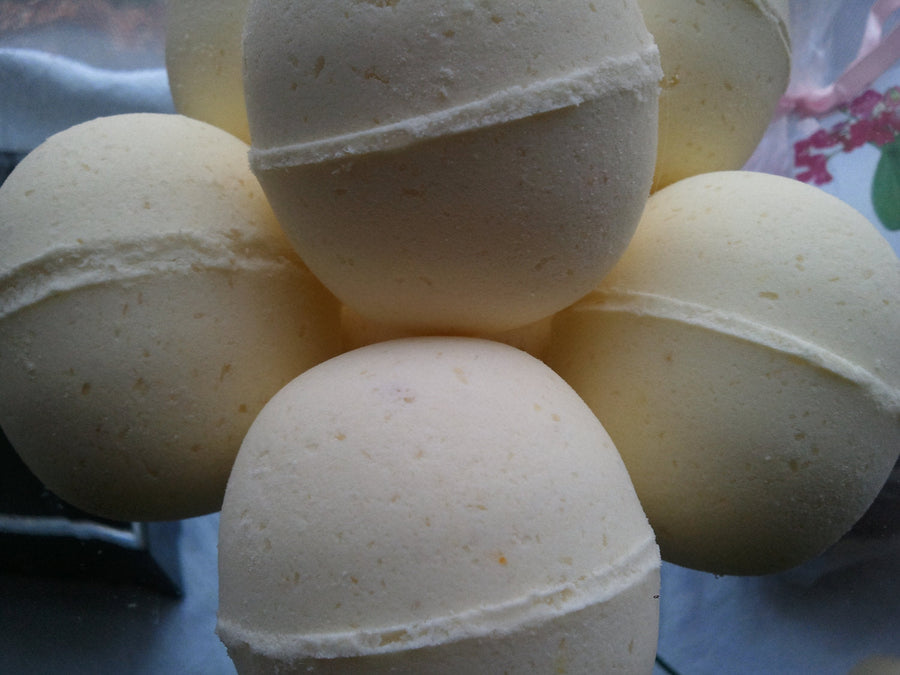 3 Luxury Oatmeal Milk and Honey Bath Bomb Fizzies 5.5 oz Each