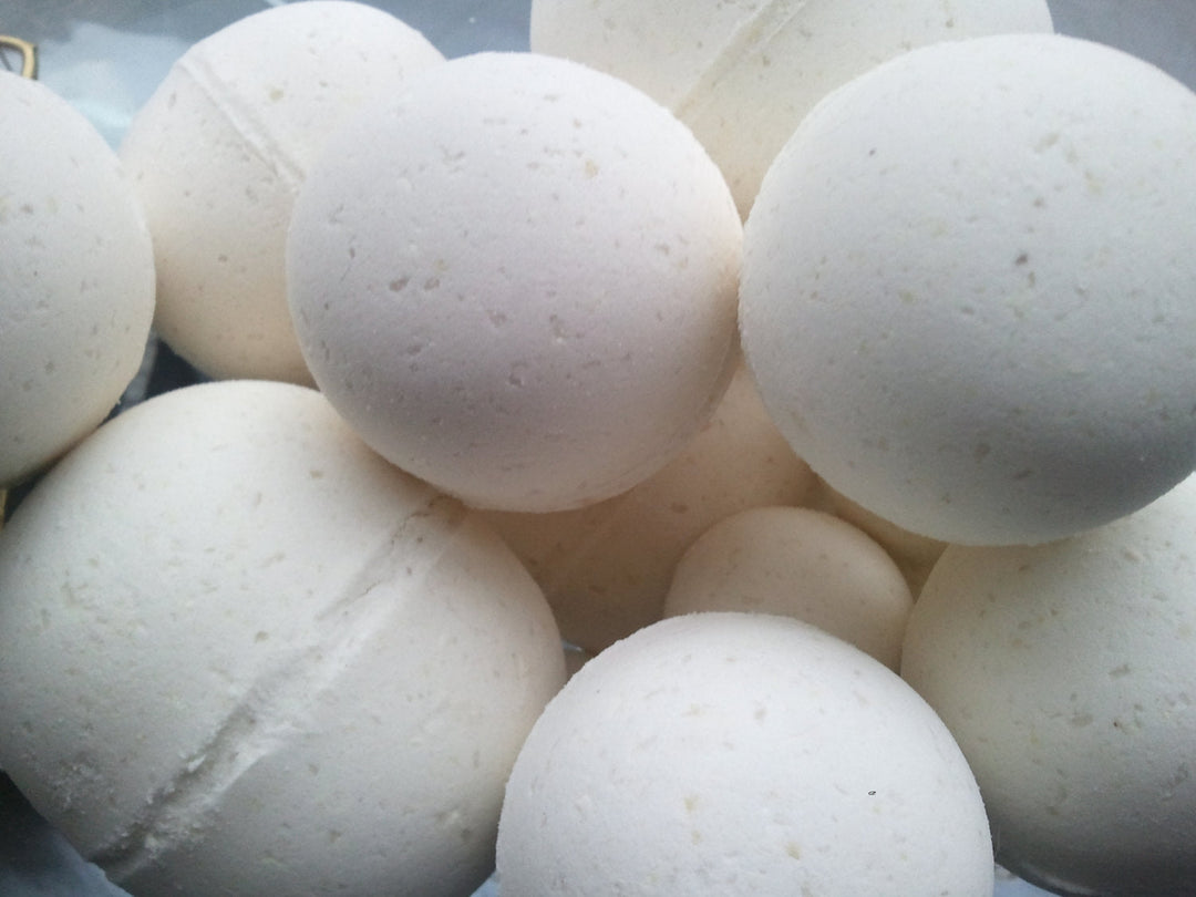 3 Luxury Oatmeal Milk and Honey Bath Bomb Fizzies 5.5 oz Each