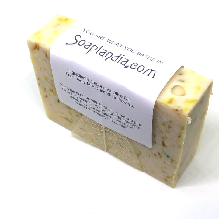 Goat Milk and Calendula Tea Soap, Unscented