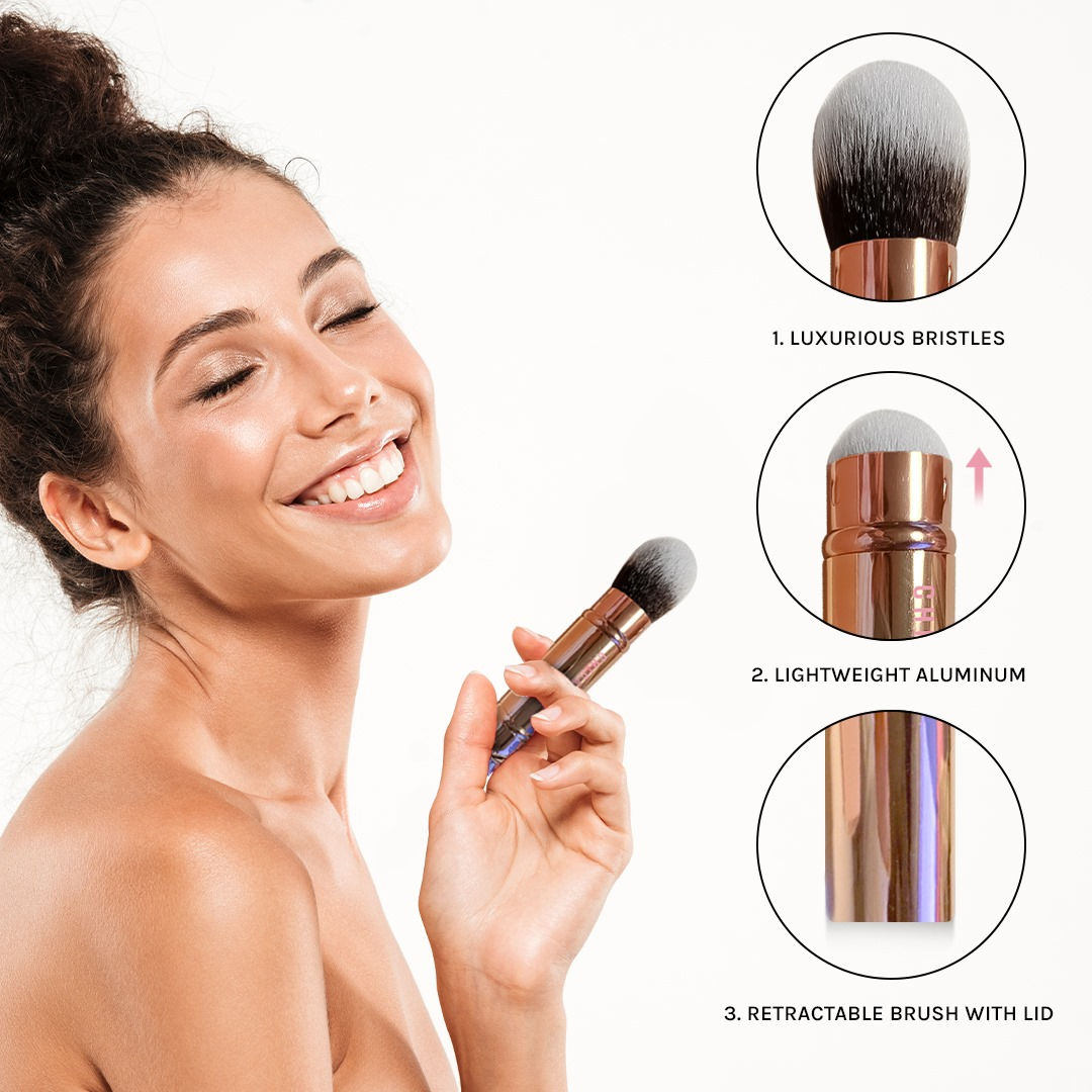 Dual-Ended Retractable Complexion Brush (Featured in IPSY)