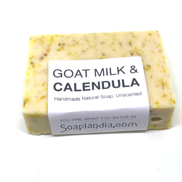 Goat Milk and Calendula Tea Soap, Unscented