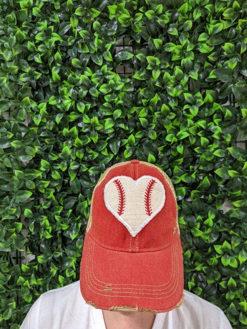 Baseball Love Red Hat