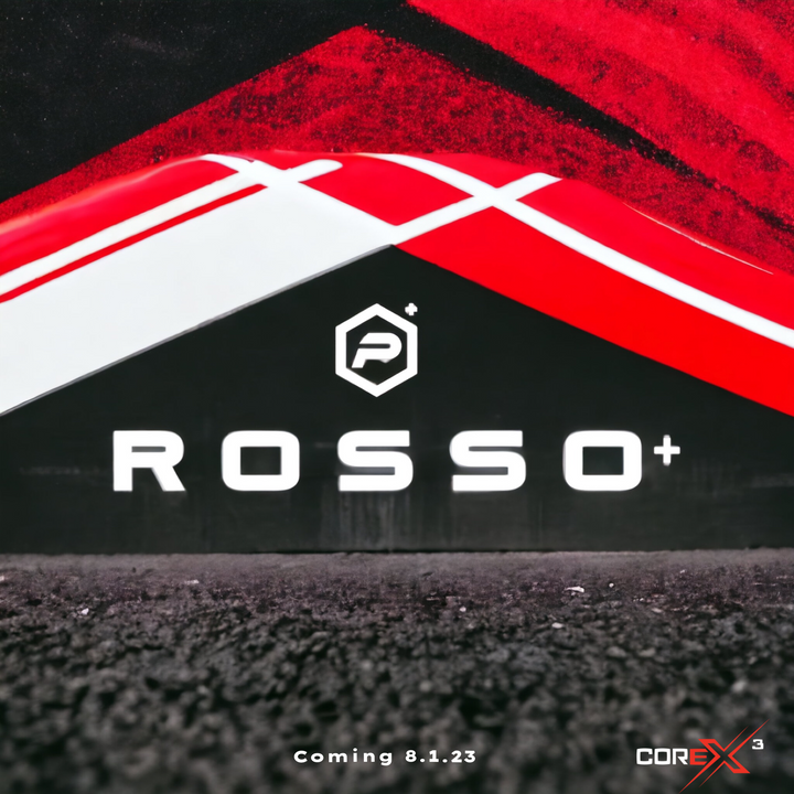 ROSSO+ COREx3 Pickleball Paddle Closeup.