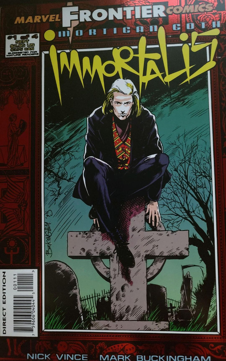 Mortigan Goth Immortalis #1 Comic Book Cover