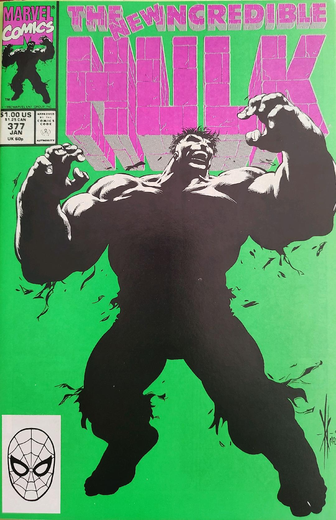 The Incredible Hulk #377 Comic Book Cover