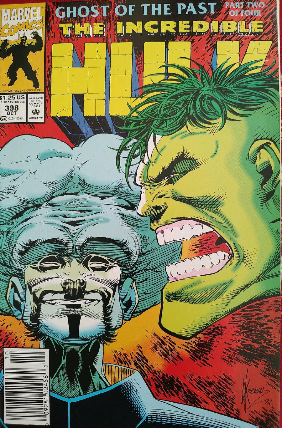 The Incredible Hulk #398 Comic Book Cover